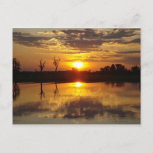 Sunset Reflecton Vykort