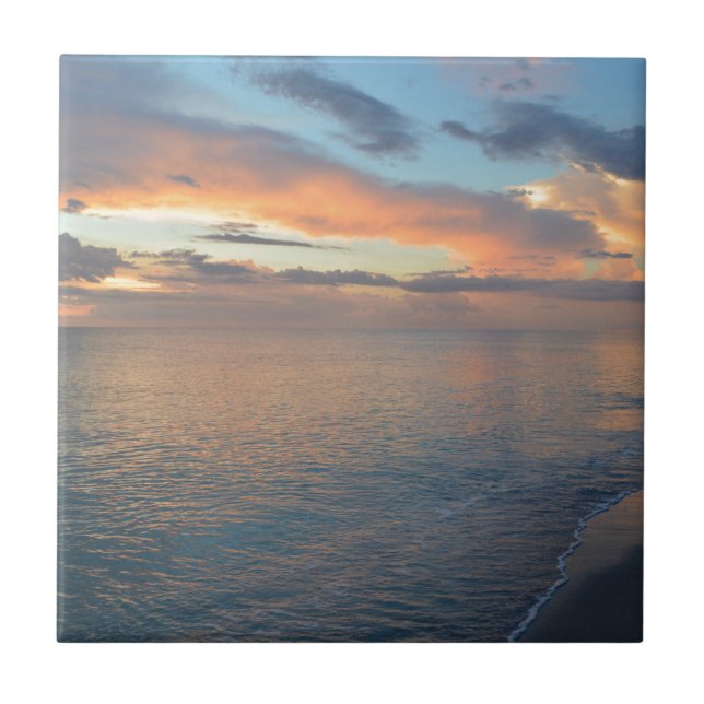 Sunset Refletions on Vatten Kakelplatta (Framsidan)