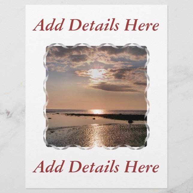 SUNSET REKLAMBLAD (Framsidan)