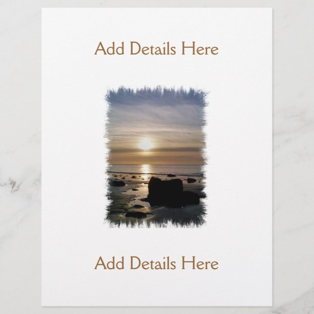 SUNSET REKLAMBLAD (Framsidan)