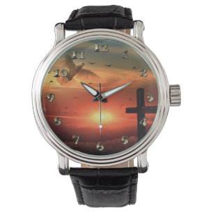 Sunset Resurrection Dove och Kor Armbandsur