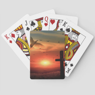 Sunset Resurrection Dove och Kor Casinokort
