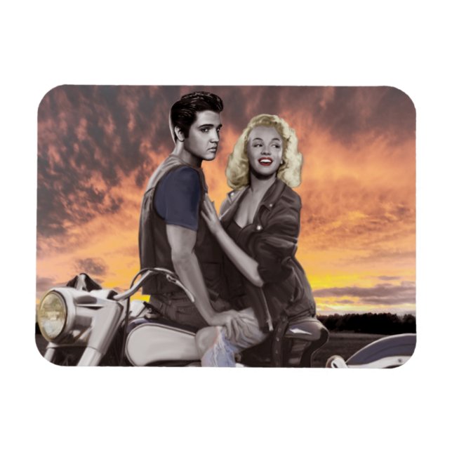 Sunset Ride Magnet (Horisontell)