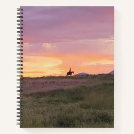 Sunset Ride Spiral Notebook
