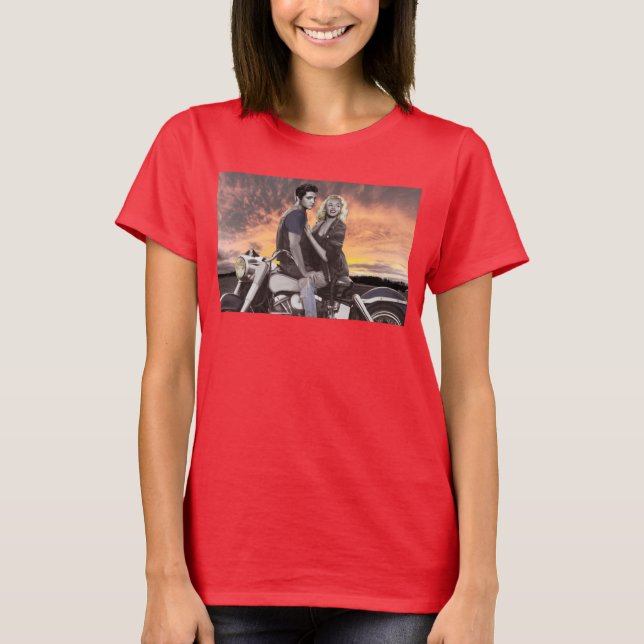 Sunset Ride T Shirt (Framsida)