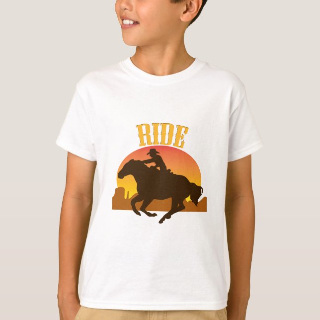 Sunset Ride Tee Shirt (Framsida)