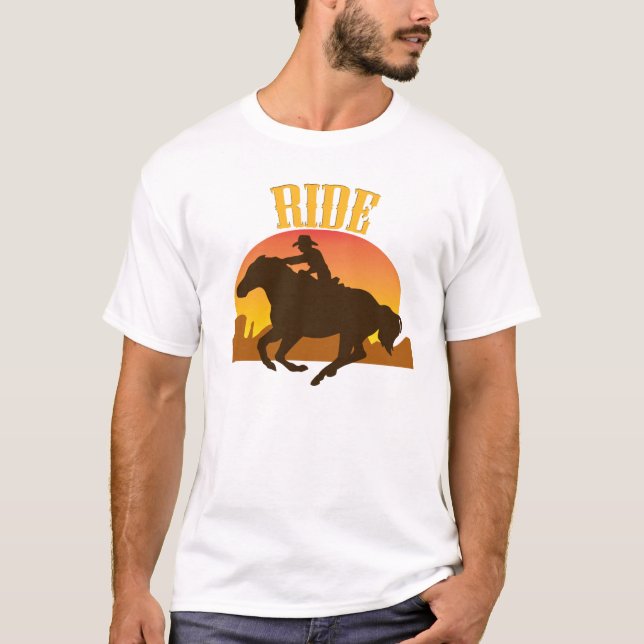 Sunset Ride Tee Shirt (Framsida)