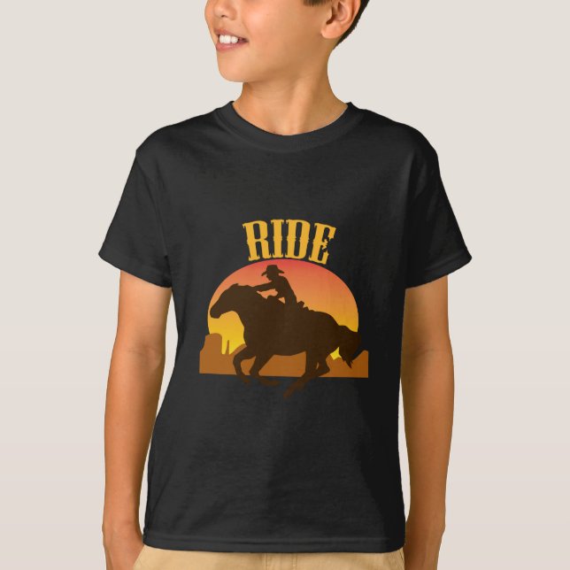 Sunset Ride Tee Shirt (Framsida)
