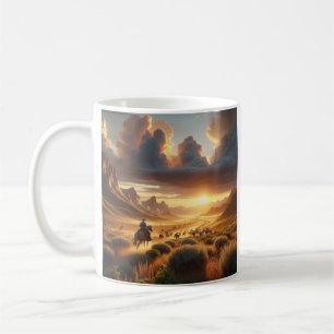 Sunset Ride - Westerna scenen Mugg