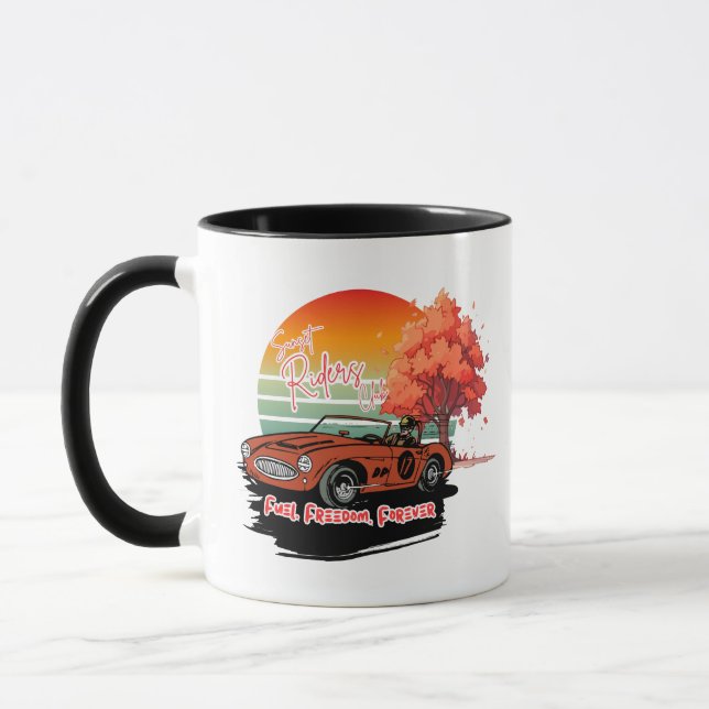 Sunset Riders Club – Driv Frihet För Evigt Mugg (Vänster)