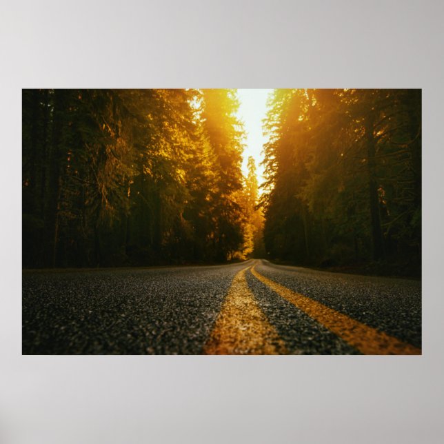 Sunset Road Poster (Framsidan)