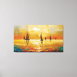 Sunset Sail Canvastryck