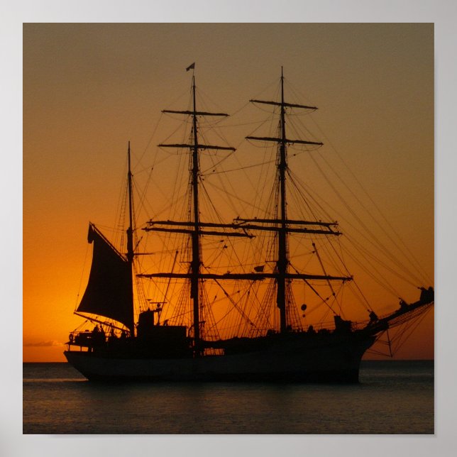 Sunset Sail Poster (Framsidan)
