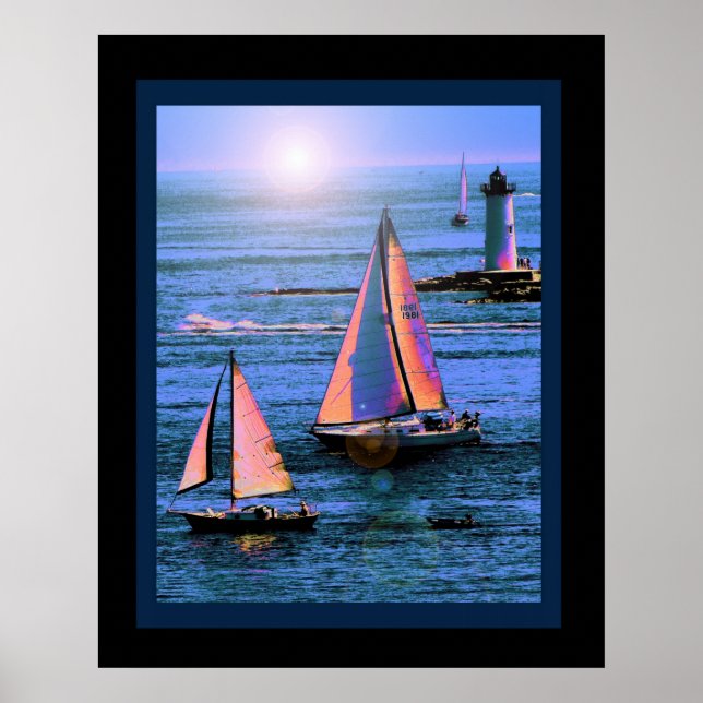 Sunset Sail Poster (Framsidan)