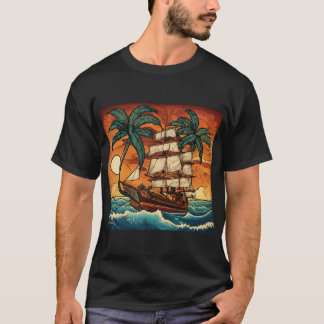 Sunset Sail T Shirt