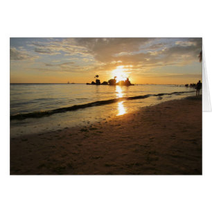 sunset sands hälsningskort
