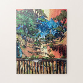 Sunset Scene Puzzle Pussel