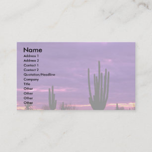 Sunset, Scottsdale, Arizona Visitkort