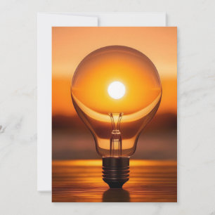 "Sunset Sea Horizon - Royalty-free Lagrar Illustra Inbjudningar
