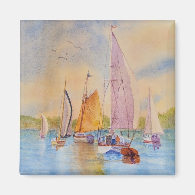 sunset seail magnet (Framsidan)