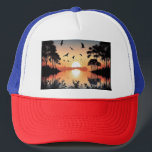 Sunset Serenity  Keps<br><div class="desc">A stunning sunset scene over a peaceful lake,  with flying birds and silhouetted trees creating a calm and reflective mood. Perfect for home décor and nature lovers alike</div>
