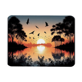 Sunset Serenity  Magnet