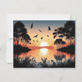 Sunset Serenity  Vykort