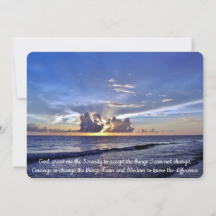 Sunset Seretity Prayer-inbjudan Inbjudningar