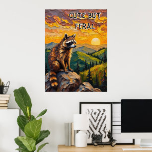 Sunset Sergranat: Raccoons Valley Watch Poster