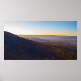 Sunset, Shenandoah National Park, Virginia Poster