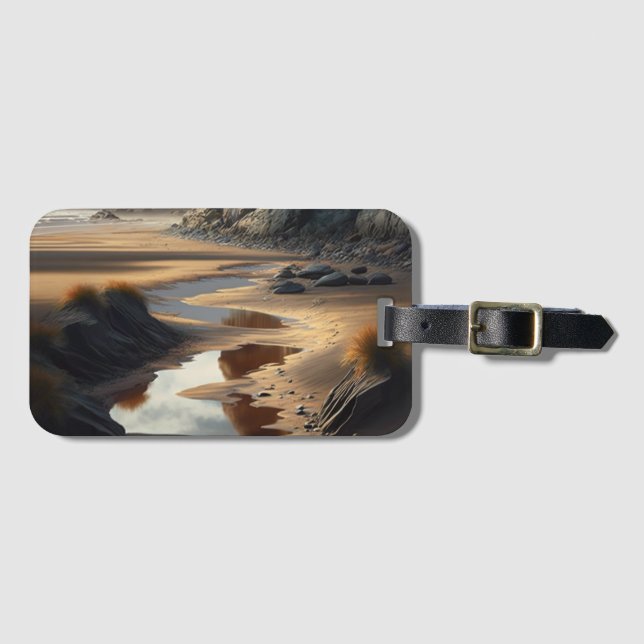 Sunset Shore Bagagebricka (Framsida horisontal)
