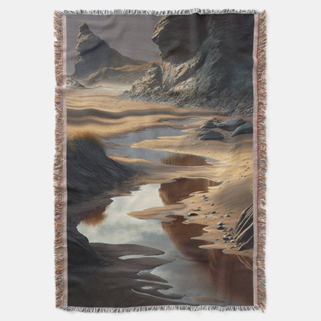 Sunset Shore Filt (Framsidan Vertikal)