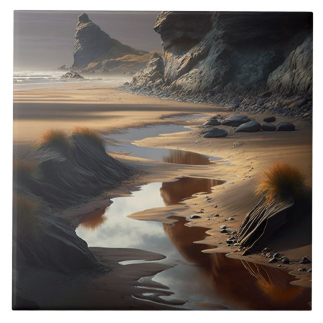 Sunset Shore Kakelplatta (Framsidan)
