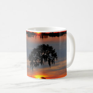 Sunset Sip: A Tea Älskare Paradise Kaffemugg