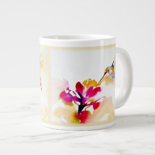 "Sunset Sip" Hummingbird Skriv ut Jumbo Mugg