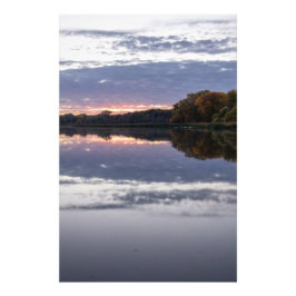 Sunset Sjö Fototryck