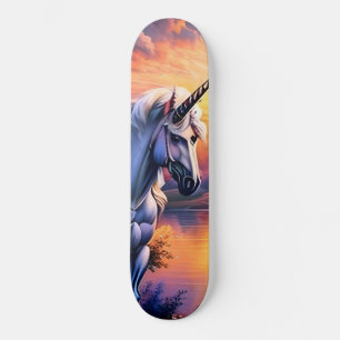 Sunset Sjö River Unicorn Seven Mini Skateboard Bräda 18,5 Cm