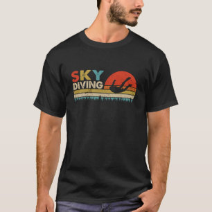 Sunset Skydiving Art Manar Women Skydive Himmel Di T Shirt
