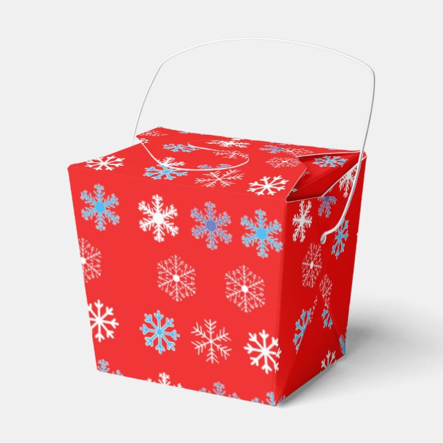 Sunset Snowflake Presentaskar (Framsidan Sidan)