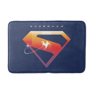 Sunset Soar Superman Shield Badrumsmatta