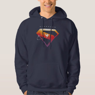 Sunset Soar Superman Shield Hoodie