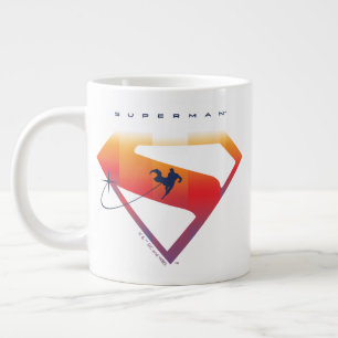 Sunset Soar Superman Shield Jumbo Mugg