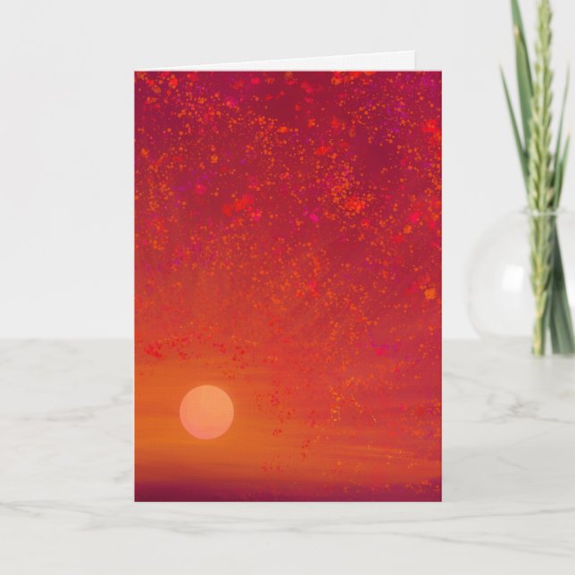 Sunset Soul Greeting Card Kort (Framsida)