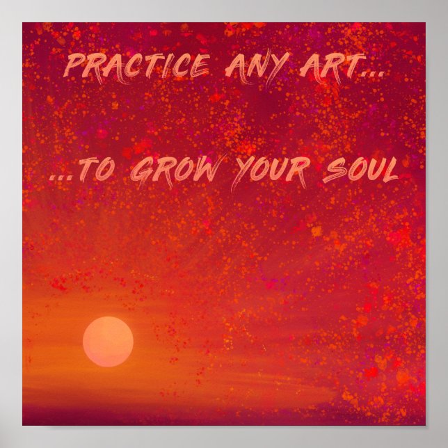 Sunset Soul Poster (Framsidan)