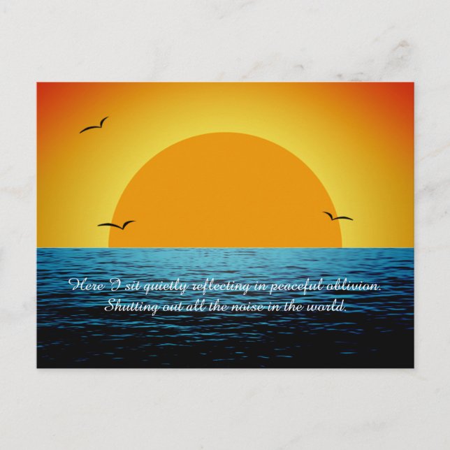 Sunset Soul Vykort (Framsida)