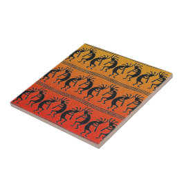 Sunset Southwest Design Kokopelli Ceramic Tile Kakelplatta