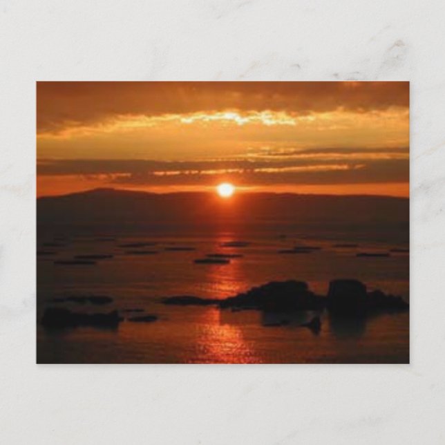 Sunset Spanien Vykort (Framsida)