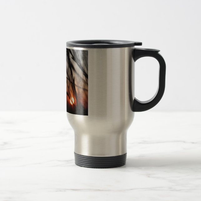 Sunset Stainless Steel 444 ml Travel/Commuter Mugg (Höger)