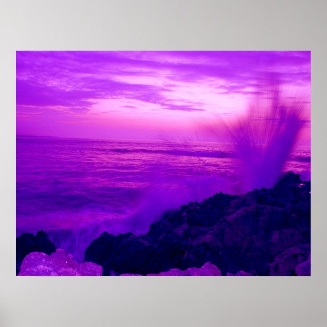 Sunset Stänk Poster (Framsidan)