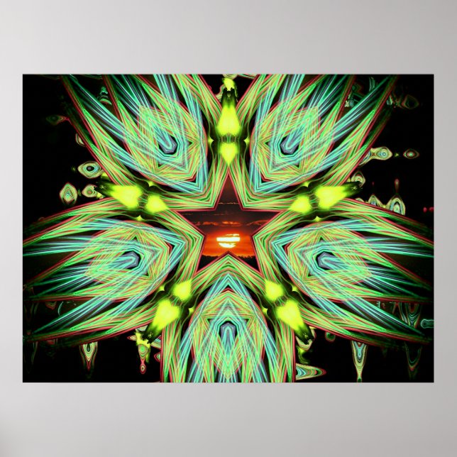 Sunset Star Poster (Framsidan)